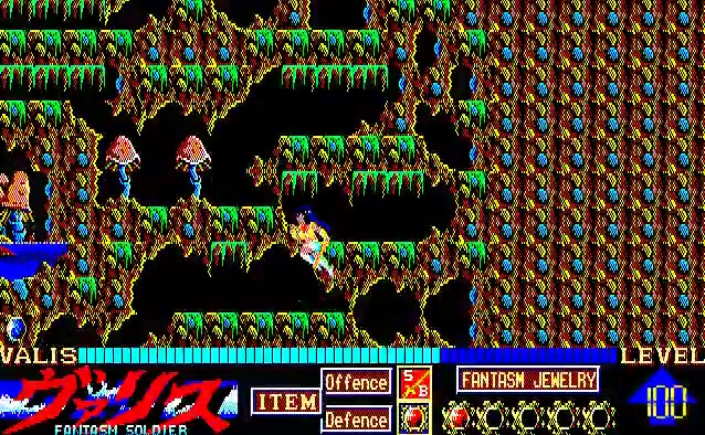 IndieG.G.C.【IGGCレトロゲーム倶楽部】＜タイトル：夢幻戦士ヴァリス（PC88版） メーカー：日本テレネット＞ | I.G.G.C.